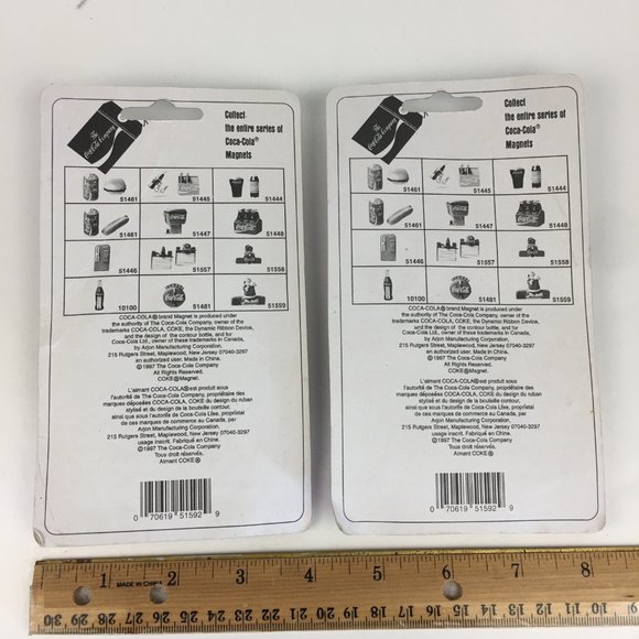 4 Vintage Coca Cola Fridge Magnet Santa 2 Designs Sealed Christmas Holiday READ - Picture 6 of 10